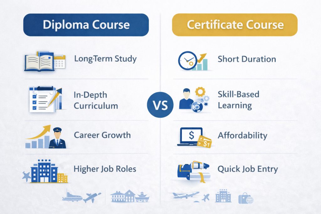 Diploma vs Certificate