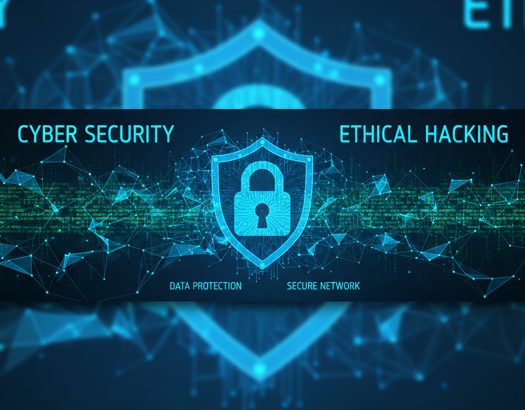 Cyber security and ethical hacking banner